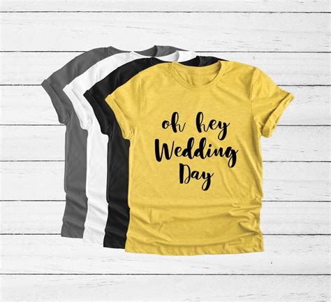 Wedding Day Shirt Cute Wedding Day T Shirt Bride Shirt Mrs Shirt The