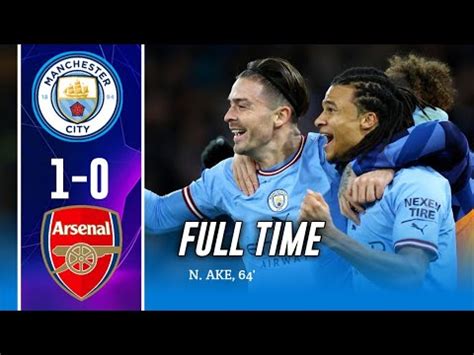 FULL SENYUMMan City Taklukkan Arsenal 1 0Natan Ake Menjadi Penentu