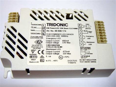 Wiring Diagram for Tridonic LED Driver