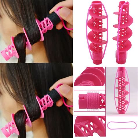 Magic Hair Curlers Long Spiral Rollers Set Easy Fast DIY Tool No Heat