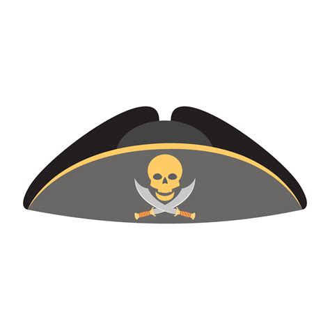 Trendy Pirate Hat 13496141 Vector Art at Vecteezy