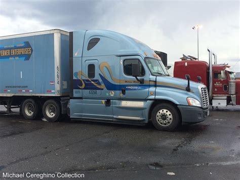 Werner Enterprises Freightliner Cascadia Million Miler Truck Unit 63268 Freightliner