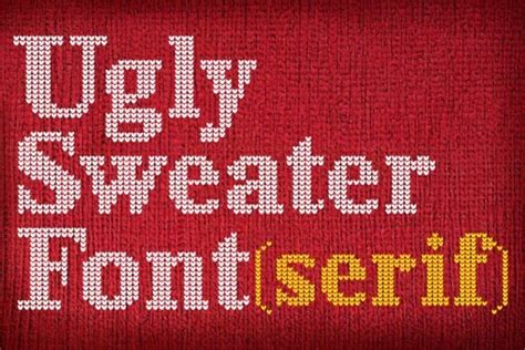 Ugly Sweater Font - Free Font