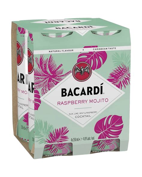 Buy Bacardi Raspberry Mojito Cans Ml Online Low Prices From Dan