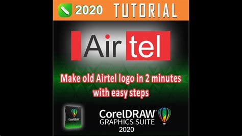 How To Make Airtel Logo Corel Draw Corel Draw Practice Items