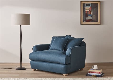 Smooch Love Seat | Comfy Low Arm Deep Love Seat | Loaf