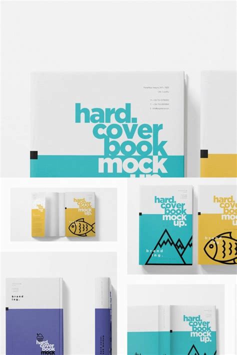 Dust Cover Hardcover Book Mockups MasterBundles