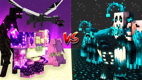 DEEP DARK BOSSES Vs ENDER BOSSES ALL DEEP DARK Vs ALL ENDER MOBS