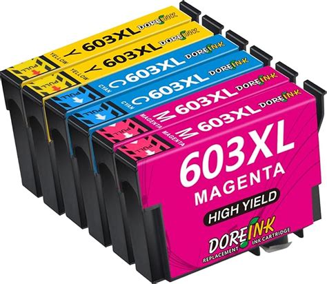 DOREINK 603XL Patronen Kompatibel für Epson 603 XL Druckerpatronen für