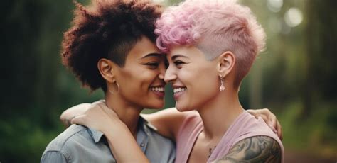 A Tender Moment Captured Between Two Black Lesbian Girls Premium Ai