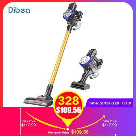 Dibea D C Lightweight Cordless Cordless Handheld Stick Vacuum