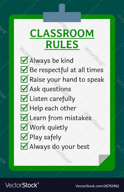 High School Classroom Rules