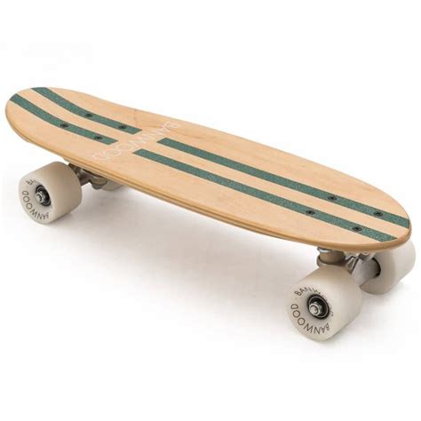 Skateboard En Bois Couleur Vert Banwood