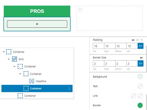 Create Pros And Cons Table Using GenerateBlocks