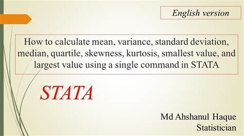 How To Calculate Mean Variance Standard Deviation Median Quartile