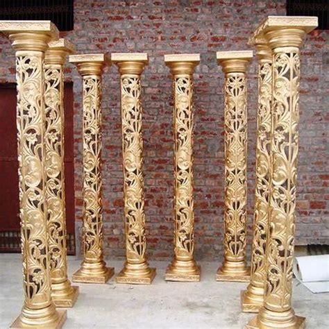 Golden FRP Wedding Pillar For Decoration At Rs 24000 In Patna ID