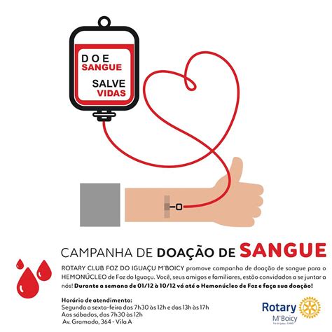 Rotary Club MBoicy promove Campanha de Doação de Sangue Clickfoz