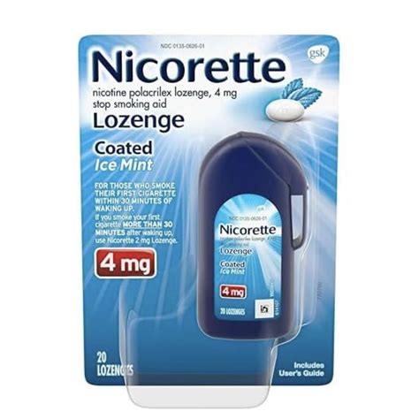 Nicorette Lozenge Lozenges Coated Ice Mint Lazada Ph