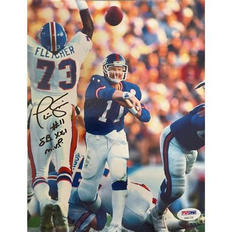 Phil Simms Super Bowl XXI MVP Signed Photograph