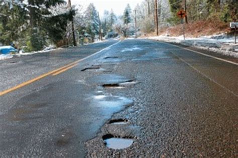 Hwy. 228 potholes nearing end of road - The New Era