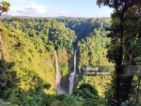 Tad Fane Waterfalls Bolaven Plateau Laos Stock Photo - Download Image ...
