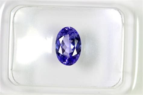 No Reserve Price Violetish Blue Tanzanite 1 00 Ct Catawiki