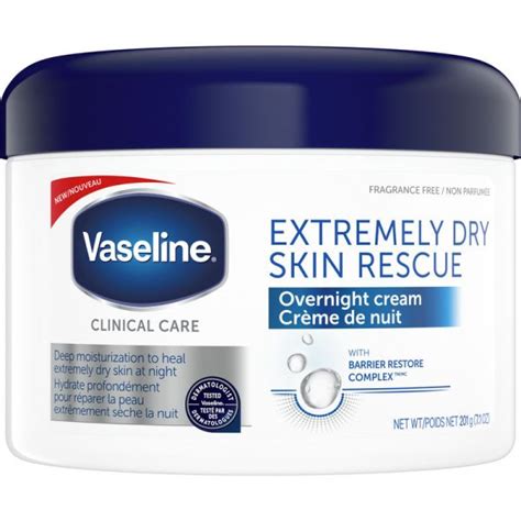 Vaseline Clinical Care Extremely Dry Skin Rescue Overnight Cream Ctc