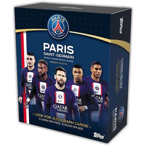 Topps Paris Saint Germain Official Team Set Soccer Cards