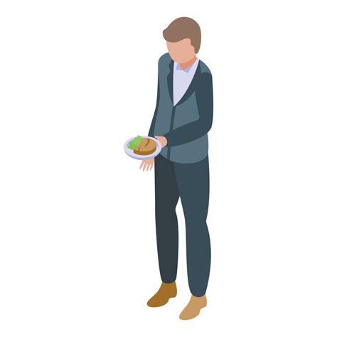 Food critic icon isometric vector. Safety restaurant 19053462 Vector