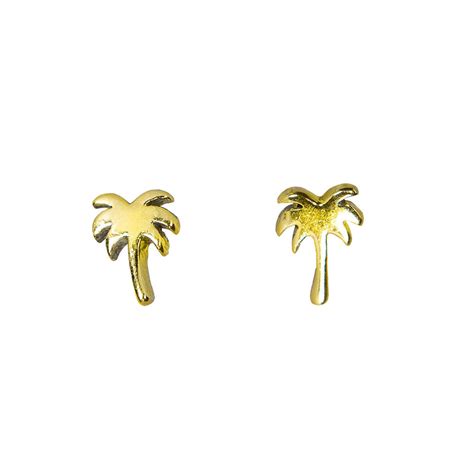 Pura Vida Palm Tree Stud Earrings | Fashion Earrings | Accessories
