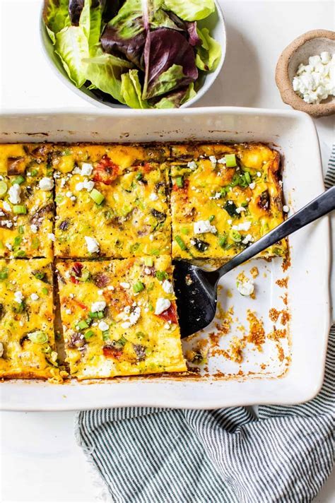 Vegetable Frittata Roasted Vegetable Frittata Recipe Clean And Delicious