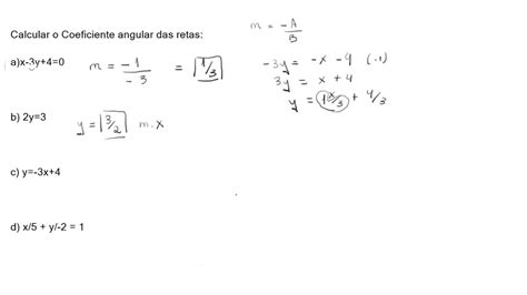 Coeficiente Angular E Linear