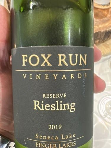 Fox Run Vineyards Reserve Riesling Vivino Us