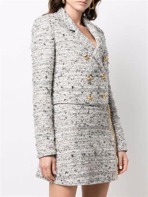 Giambattista Valli Cropped Tweed Jacket Farfetch