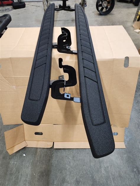 Gm Running Boards 2019 2021 Gmc Sierra 1500 To 3500 Crew Cab Matte Black Oem For Sale Online Ebay