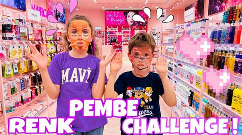 PEMBE RENK CHALLENGE 24 SAAT PEMBE CHALLENGE YouTube