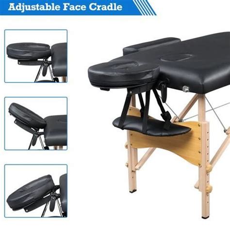 Table De Massage Pliante Lit Cosmétique Pliante Bois Professionnel