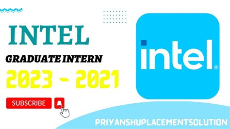 Intel Is Hiring 2023 2022 2021 Graduate Intern 2023 Off Campus Hiring 2023 Recruitment