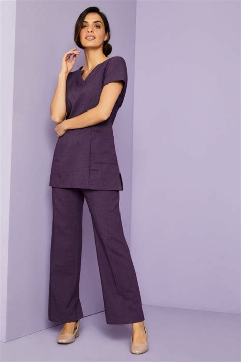 Womens Linen Blend V Neck Tunic Bundle Plum Shop All Workwear From Simon Jersey Uk