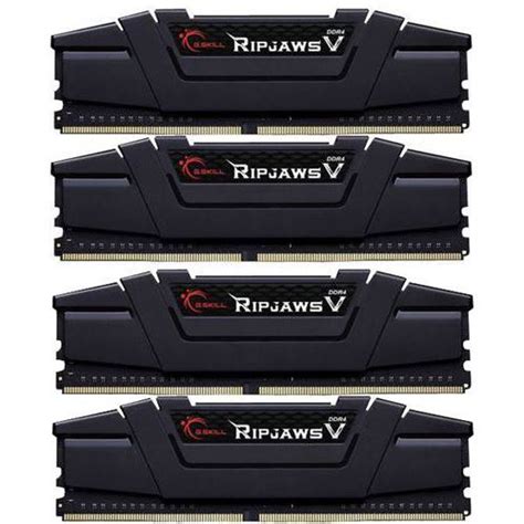 32GB G Skill RipJaws V Schwarz DDR4 3200 DIMM CL16 Quad Kit DDR4 3200