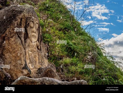 Escultura precolombina La Chaquira el Parque Arqueológico de San