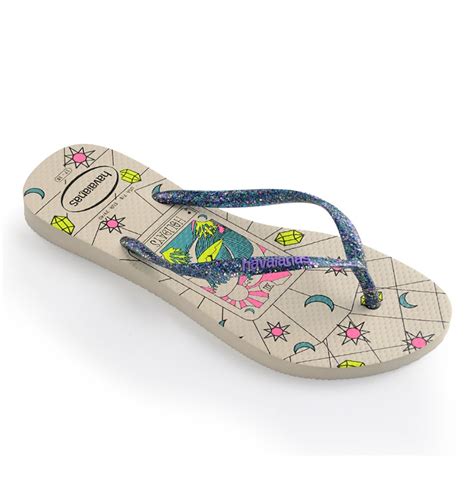 Sandália Havaianas Slim Mysthic Feminina Bege Netshoes