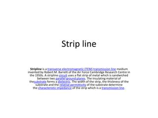 stripline pptx