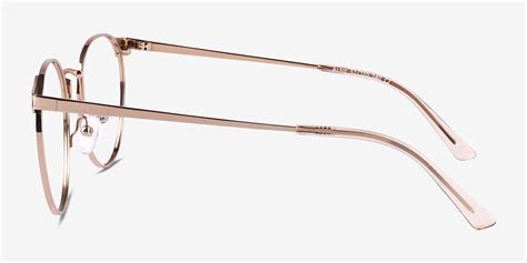 Alsie Round Rose Gold Full Rim Eyeglasses Eyebuydirect