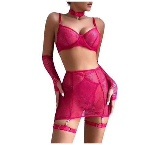 Ensemble De Quatre Pi Ces Sexy Sling Pour Femmes Ensemble De Lingerie