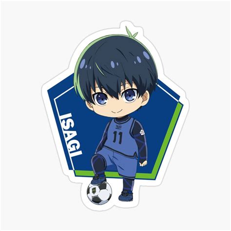 BlueLock Blue Lock Anime Chibi Yoichi Isagi Sticker Anime Chibi