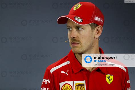 Sebastian Vettel Ferrari In Press Conference Australian Gp