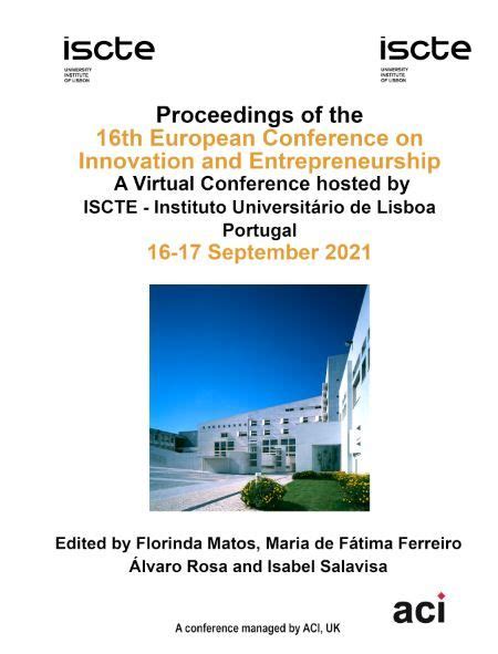 Proceedings Of The 16th European Conference On Innovation And