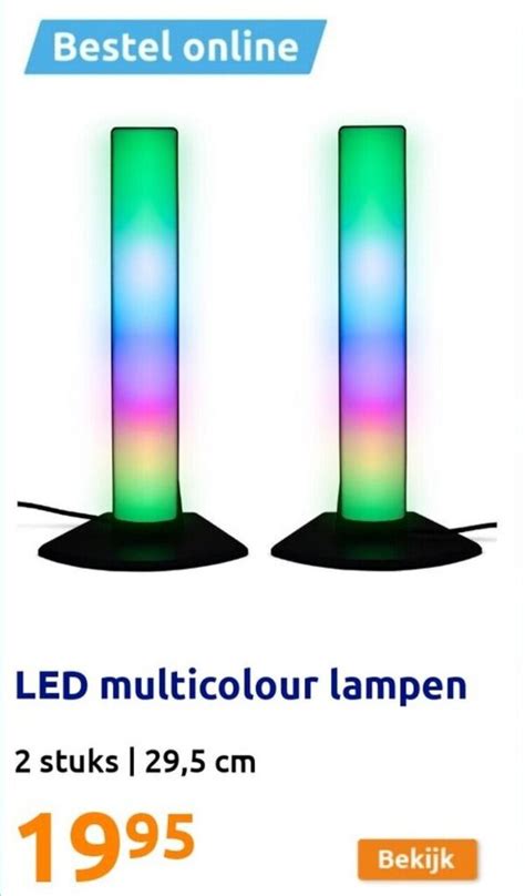 Led Multicolour Lampen Stuks Cm Aanbieding Bij Action