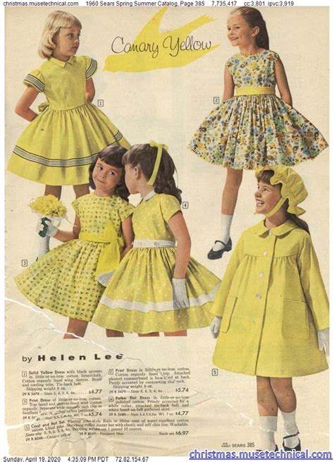 Vintage 1960 Sears Catalog Summer Collection